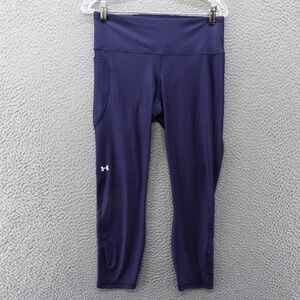 Under Armour‎ Womens Tech Hi Ankle Leggings Compression Blue Size Larege NWT